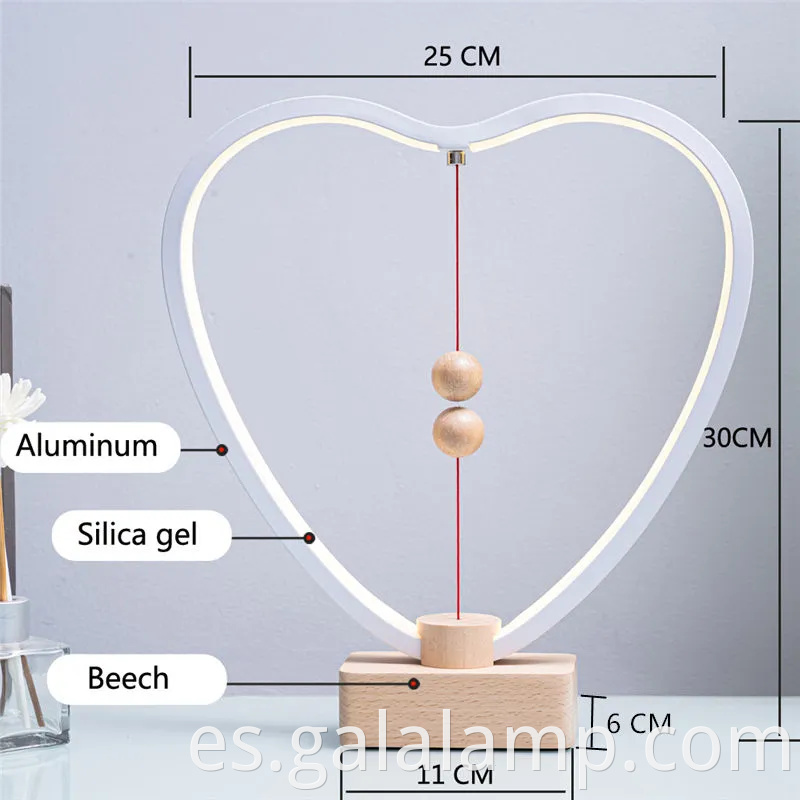 Luz nocturna flotante moderna para un ambiente casero elegante